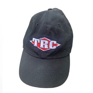 💛 TRC Black Dad Hat – Adjustable Cotton Baseball Cap